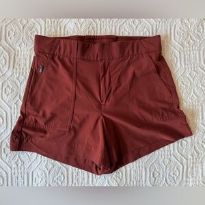Athleta Rust Shorts, Size 0